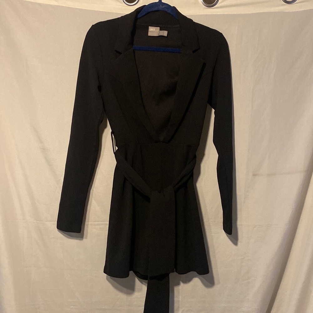 ASOS Tie Front Blazer Romper Size 6 - Picture 2 of 8